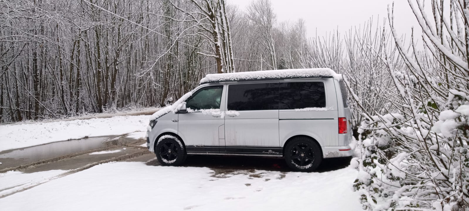 VW Campervan, warm in winter